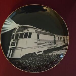 Vintage Train Decorative Plate